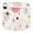 Color 4, variant on Linen Drum Lampshades Mid Century Modern Palm Springs Stylized Stars Circular Orbs 13"x13"x10" Light Shade for Table Lamps Floor Lamp Shades Lampshade Replacement Assembly Required