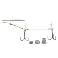 thumbnail image 2 of jinwen Fishing Treble Hooks Rigs Fishing Screw Rig with Screw Pin for Perch Fishing M, 2 of 9