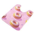 thumbnail image 7 of Yayeee Bath Rug for Bathroom Floor Non Slip Contour Fluffy Soft Absorbent Mat, 20"x24", Cartoon Doughnuts, 7 of 7