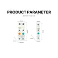 thumbnail image 4 of Disyuntor inteligente WIFI 1P Interruptor de riel DIN Control de aplicación Ewelink Compatible con TOMSHOO Disyuntor, 4 of 7
