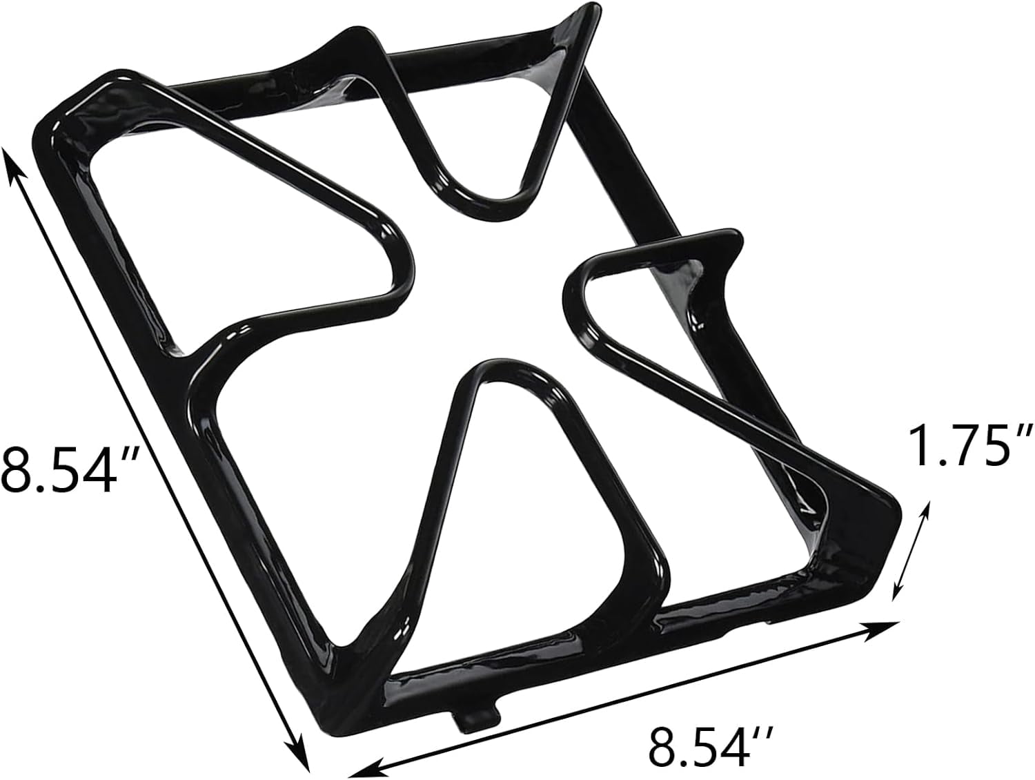 C0034 Cast Iron 4 Burner Grate, Stove Grates Replacement for GE Gas Range Oven Stove Top Surface Grate WB31K10034，WB31K10065, 8-1/2’’ x 8-1/2’’