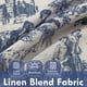 thumbnail image 4 of Cortina DriftAway Vintage Toile de lino opaco, 230 x 132 cm, color azul marino, 4 of 9