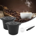 thumbnail image 4 of Cápsulas de café reutilizables 2 piezas Sunnimix Cápsulas reutilizables Estilo A Negro, 4 of 8