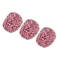 thumbnail image 2 of Wheel Valve Stem Cover, 8pcs Handmade Sparkling Rhinestone Car Tire Valve Stem   For Replacement Pink, 2 of 8