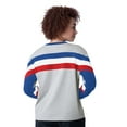 thumbnail image 2 of Women's Starter Heather Gray Chicago Cubs Triple A Fashion Color Block Long Sleeve Top, 2 of 2