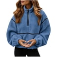 thumbnail image 3 of Tqcoqu Sherpa Jacket for Women, Fleece Zip Up Winter Fall Oversized Teddy Jackets, 2026 Fashion Clothing,Women's,Size S-XXL, 3 of 9