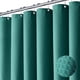 thumbnail image 1 of Dynamene Cortina de ducha verde salvia – Cortinas de ducha de tela gruesa con textura de gofre para baño, 256 g/m², juego de cortinas de baño de tela de poliéster con 12 ganchos de plástico, 72 ancho, 1 of 4