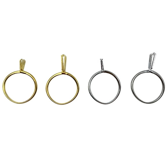 4Pcs Professional Jewelry Ring Prongs for Secure Gemstones Placement Adjustable Size Ring Setting Claw Jewelry Supplies