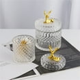 thumbnail image 6 of 2 Inch Gold Metal Sleeping Deer Statue, Modern Tabletop Decor, Minimalist Holiday Home Decor for Shelf, 6 of 7