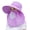 Purple, variant on Yesbay Fishing Hat Breathable Foldable Outdoor Supplies UV Sun Protection Fishing Wide Brim Hat for Picnic