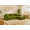 Forest Fern, variant on O'cloudy Puffy 107" Oversized Sofa Bed Sectional-L-Shape Chaise Modular sleeper Couch, Firm Seat, No Assembly Required – Compressed for Easy Transport, Expands in 5 Mins,Corduroy Fabric