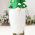 thumbnail image 5 of Juego de 4 fundas decorativas para botellas de vino de gnomos navideños, decoraciones para fiestas de Navidad, 5 of 5