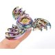 thumbnail image 2 of Fidget Hand Spinners - Spinner de dedo con forma de ala de dragón, de metal, de acero inoxidable, para aliviar el estrés, juguete en espiral, regalo de cumpleaños para niños, 2 of 5