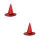 thumbnail image 3 of sweethay Decoración de Halloween, sombrero de , luces LED, orejas de elfo de Halloween para niños, suministros de decoración para fiestas, Rojo 2Conjunto, 3 of 6