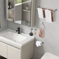 thumbnail image 3 of 5 Pieces Bathroom Hardware Set Stainless Steel Wall Mount Bathroom Accessory Towel Bar Set, 3 of 9