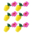 thumbnail image 3 of Raindrops Pineapple Party Cups in Yellow Made of Durable Plastic for Beach Themed Events 6pcs, 3 of 8