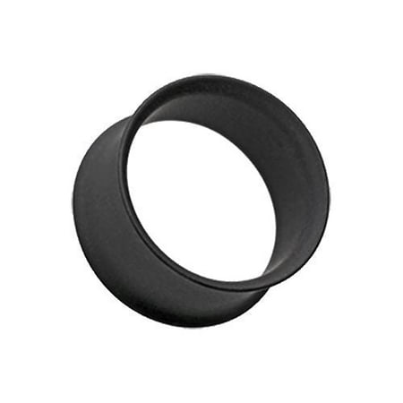 

Matte Black Steel Double Flared Ear Gauge Tunnel Plug