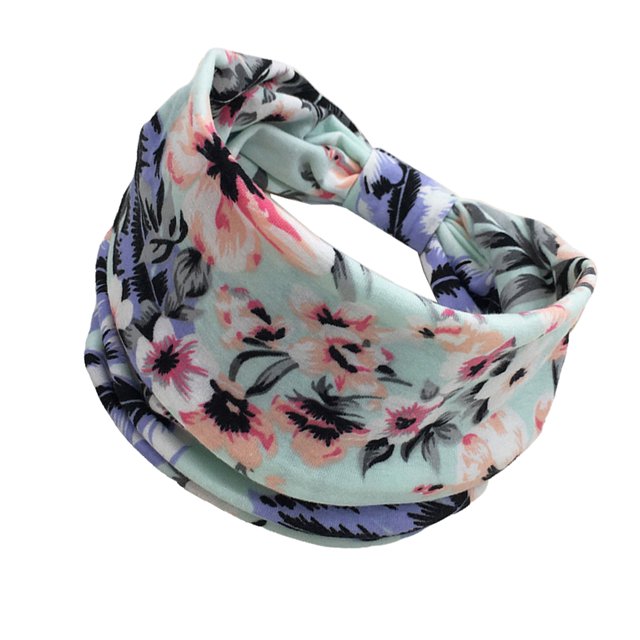Guardurnaity Diadema Bohemia Banda para el sudor Pañuelo de ala ancha Accesorios Ejercicio Yoga Accesorio para el cabello tipo 27