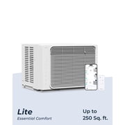 Windmill 6,000 BTU Window Air Conditioner - Lite Series - Quiet & Smart, Cools up to 250 Sq. Ft. - App/Wi-Fi, Remote Control, Voice