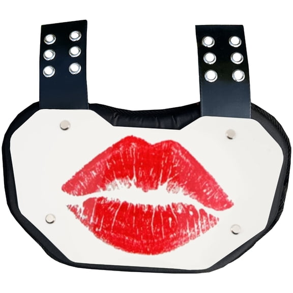 Football Protective Back Plate Small Size Shocked Absorbing Foams Lining Secure Movement For Speed Agility