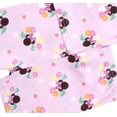 thumbnail image 5 of Disney Toddler/Little/Big Girls' Princess Pajama Set 4-Piece Cotton Sleepwear - Minnie Floral  Pink/Yellow, 3T, 5 of 5