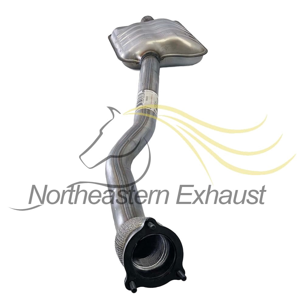 Northeastern Exhaust | Stainless Steel Exhaust Muffler Compatible for Audi A4 2009–2013, A4 Quattro 2009–2012, A5 & A5 Quattro 2010–2011 2.0L | Free Sleeve Included