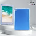thumbnail image 5 of Allytechgroup Clear Case for iPad 9th/8th/7th Generation 10.2" & iPad Air 3 10.5" (Air 3rd Gen) & iPad Pro 10.5 2017, [Built-in Pencil Holder] Anti Yellowing Slim Shockproof Protective Cover, Blue, 5 of 7