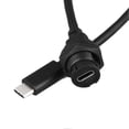 thumbnail image 2 of Type C3.0 Adapter Cable with Female Socket E10 Snap Type Waterproof Connector Extension Cable 0.3 Meter, 2 of 4