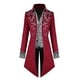 thumbnail image 2 of Halloween Steampunk Gótico Bordado Chaqueta Victoriana Cola de Pato Vintage Abrigo Medieval Traje Renacentista para Hombres, 2 of 4