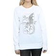 thumbnail image 3 of Harry Potter Womens Dragon Line Art Sweatshirt, 3 of 5