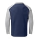 thumbnail image 3 of Men's Outdoor Vintage V-neck Button Long Sleeve Fashion Sports T-shirt 4XL, 3 of 4