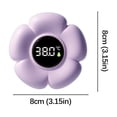 thumbnail image 4 of Babies Bath Thermometer,Flower Shape Digital Floating Water Thermometer for Bathtub,Tub Temperature Gauge,Clear Display & Fast Readings,Bathtub Temperature Monitor,Fun Bath Floating Toy - Purple, 4 of 10