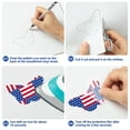 thumbnail image 4 of Less Than 5 Stickers Happy Independence Day Heat Transfer Vinyl HTV Iron On Vinyl Bundle Bundle Suitable for Shirts Patterns, 4 of 8