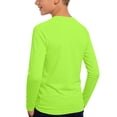 thumbnail image 7 of Kids Long Sleeve Shirts Quick Dry Sun Protection Workout Gym Tops Crewneck Breathable Comfy Sports Tops for 5-14 Years, 7 of 7