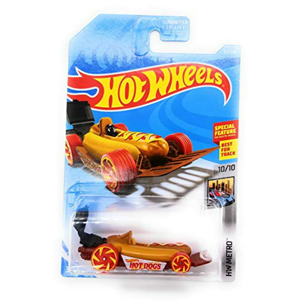 Hot Wheels Street Wiener (Hot Dog Car) 2019 HW Metro 10/10 Walmart