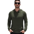 thumbnail image 3 of COOFANDY Men's Lightweight Pullover Hoodie Long Sleeve Sweatshirt Comfort Travel Hoodie, Mens Hoodies with Pocket, 3 of 10