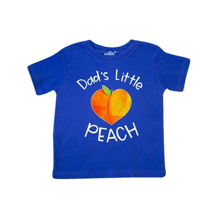 

Inktastic Dad s Little Peach Cute Peach Heart Gift Toddler Boy or Toddler Girl T-Shirt