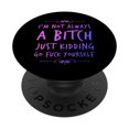 thumbnail image 1 of PopSocket Phone Grip, atrevido, melocotón, efervescente, sarcástico y divertido, 1 of 7