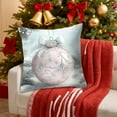 thumbnail image 1 of Christmas Holiday Pillow Cover Linen Decorative Throw Pillow Case for Sofa Couch Living Room Bedroom Seasonal Home Decor Festive Accent, 1 of 6
