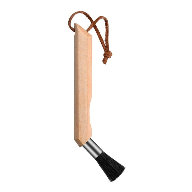 Cepillo de limpieza profesional para molinillo de café espresso con mango de madera Estilo 2