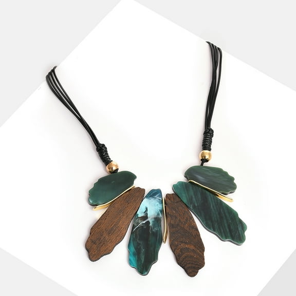 SOHI Gold-Toned Brown Gold-Plated Necklace