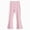 Pink, variant on Girls' Flared Trousers Elastic Sports Jogging Children Wide Leg Trousers 9-10 Years,Black XZNPDUCQ