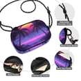 thumbnail image 3 of FORMRS Mini Crossbody Bag for Women Adjustable Shoulder Rope Travel Casual Phone Purse, Pink Digital Art, 3 of 7