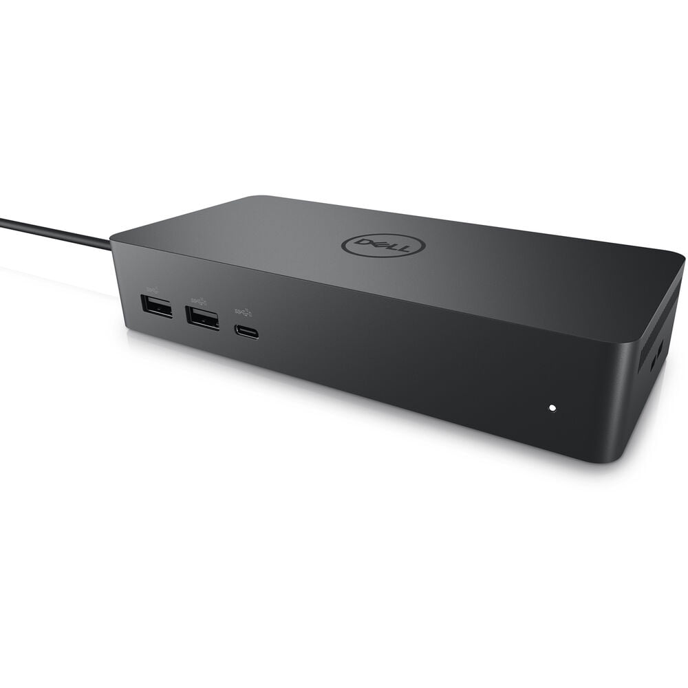 Dell UD22 10-in-1 Universal USB-C Docking Station | Quad 4K Display Support, 96W Power Delivery, Dual DisplayPort (UD22) + HDMI/DisplayPort/USB-C Cable Bundle
