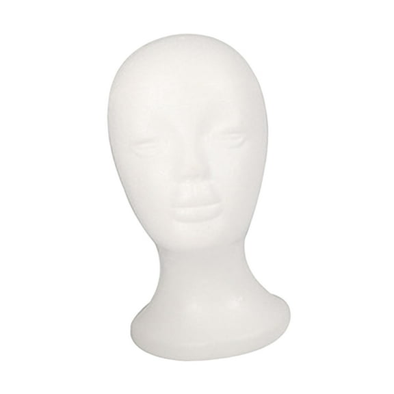 Mannequin Head Manikin Head Display White Stable Lightweight Scarf Jewelry Display Hairpiece Stand for Jewelry Home Barbershop Headphone Style C