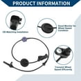 thumbnail image 4 of Unique Bargains No.90766355 ABS Wheel Speed Sensor for Chevrolet Cruze 2015-2018 Front Left ABS Sensor Anti-lock Braking System Sensor 1 Pcs, 4 of 7