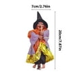 thumbnail image 3 of Halloween Hanging Witch Flying Witches Broom Wizard Scary Hanging Ghost Skull Skeleton Decoration Toys Ornaments Halloween Decor Party Props Animated Witch Garden Outdoor Figure, 3 of 5