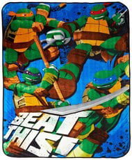 New Rise of the Teenage Mutant Ninja Turtles 62" x 90" Blanket 