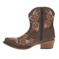 thumbnail image 3 of Roper Womens Wildflower Snip Toe Zippered Cowboy  Ankle Boots, 3 of 5