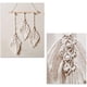 thumbnail image 3 of Tapiz de macramé para colgar en la pared, decoración de pared tejida, tapiz de plumas de hojas, tapiz bohemio tejido a mano, decoraciones para el hogar, sala de estar, dormitorio, decoración Xemadio MZQ-0473, 3 of 8